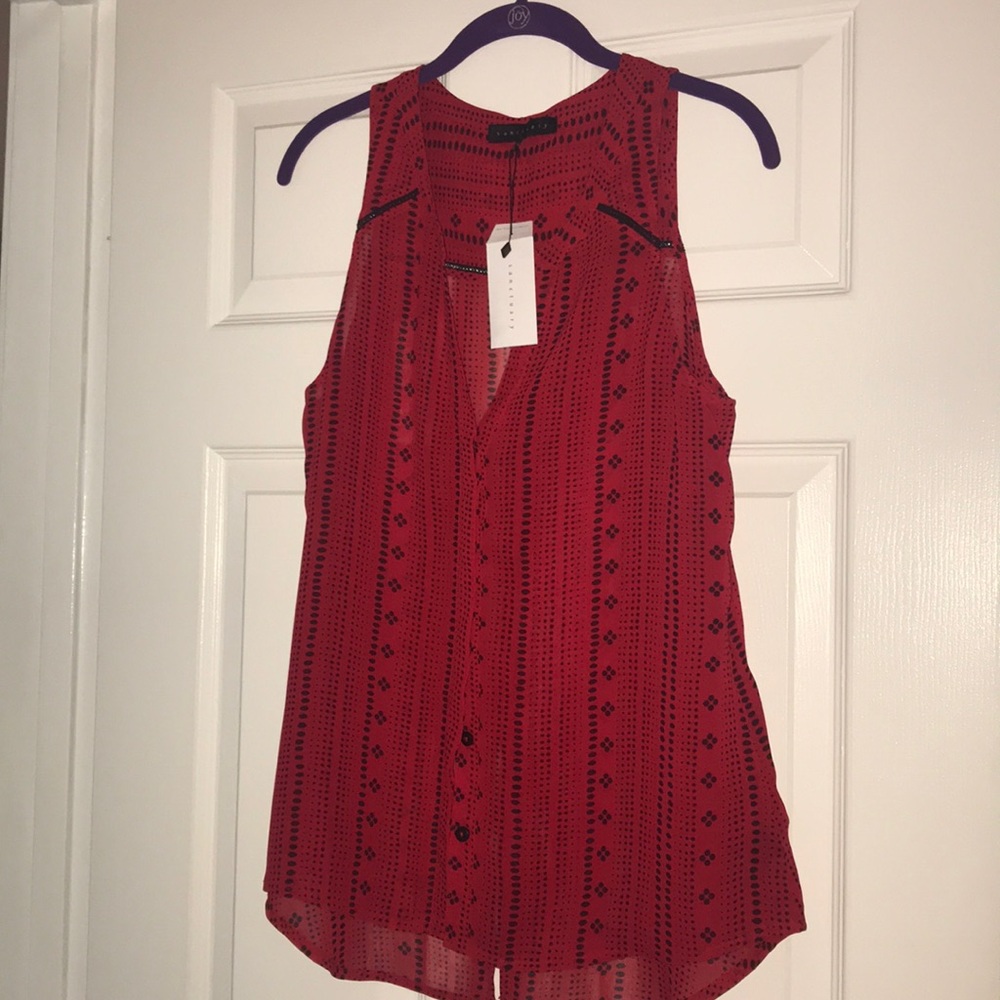 Red and black Cami / Tank